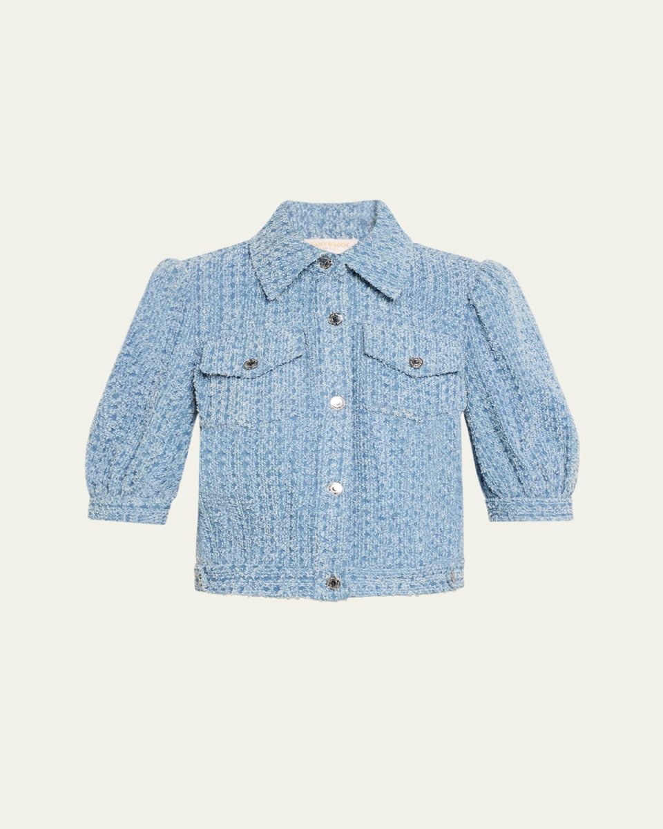 Ardith Textured Denim Jacket